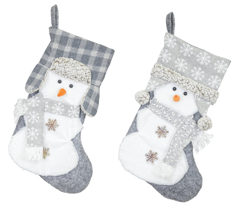 Snow Cloud Snowman Stockings - 2 Options