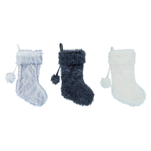 Faux Fur Stocking - 3 Options
