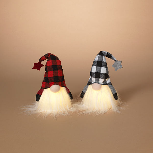 Sitting Light Up Gnomes -2 Colors