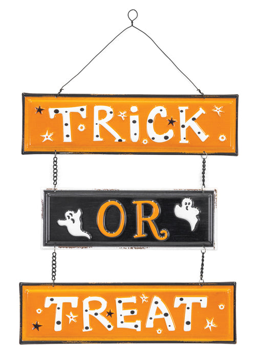 Ghostly Trick Or Treat Hanger