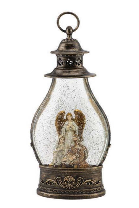 Holy Family Angel Lighted Water Lantern