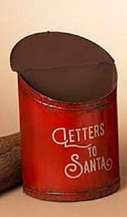 Santa Galvanized Mail Boxes - 2 Sizes