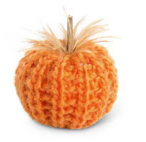 Orange Crochet Pumpkin - 3 Sizes