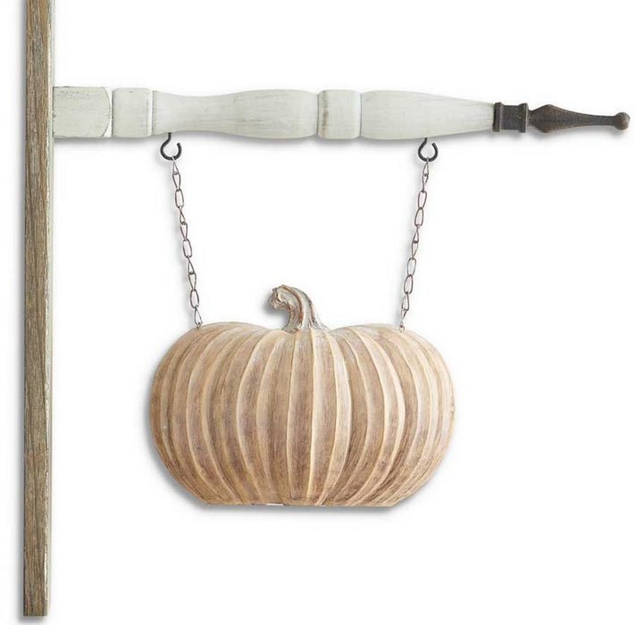 Tan Resin Short Ribbed Double Sided Pumpkin Arrow Replacement
