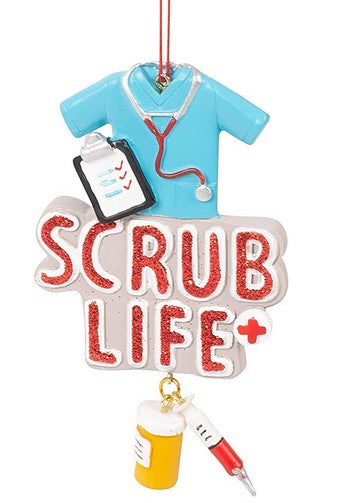 Scrub Life Nurse Ornament