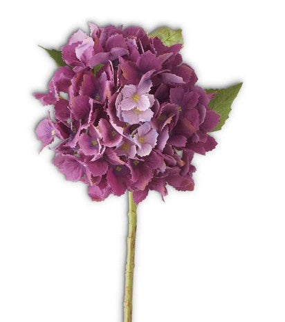 Real Touch Hydrangea Spray Green- 4 Colors