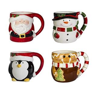 Christmas - 12 Ounce Ceramic Coffee Mug - 4 Styles